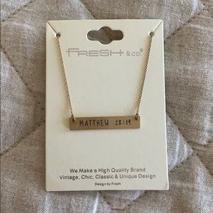 Matthew 28:19 necklace!